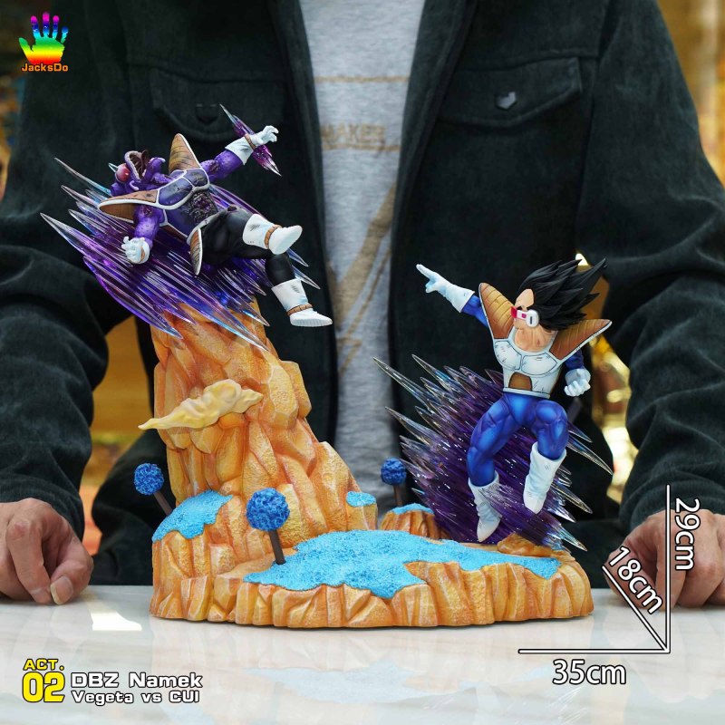 【In Stock】JacksDo Studio ACT.02 Vegeta vs Cui DBZ Namek battle series GK Vol.6 Resin Statue