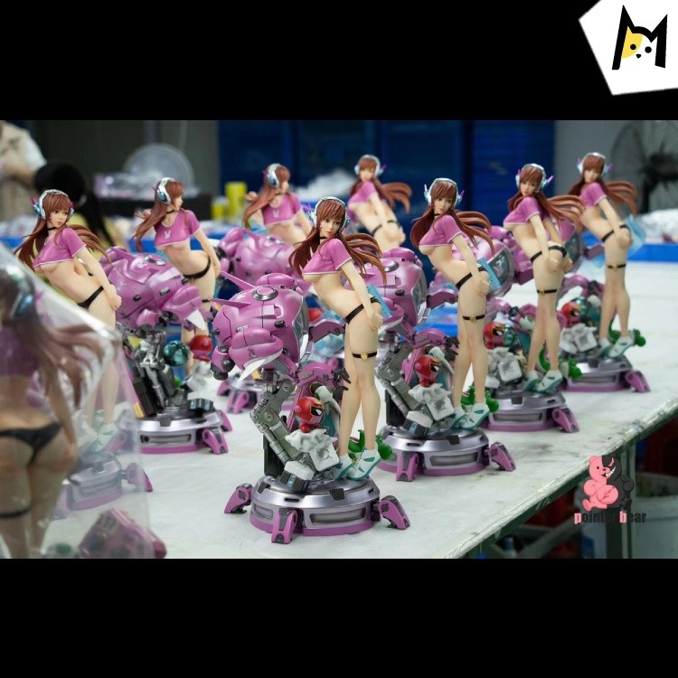 【In Stock】Pointer bear studio Overwatch ​D.Va DVA Game Girl ​1:4 Resin Statue