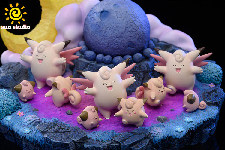 【Pre order】Sun Stuido Pokemon Mt. Moon Clefairy 1/20 Resin Statue