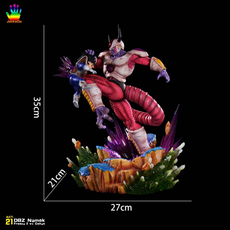 【In Stock】JacksDo Studio DBZ Namek battle series Freeza 2 vs Gohan Vol.7 Resin Statue