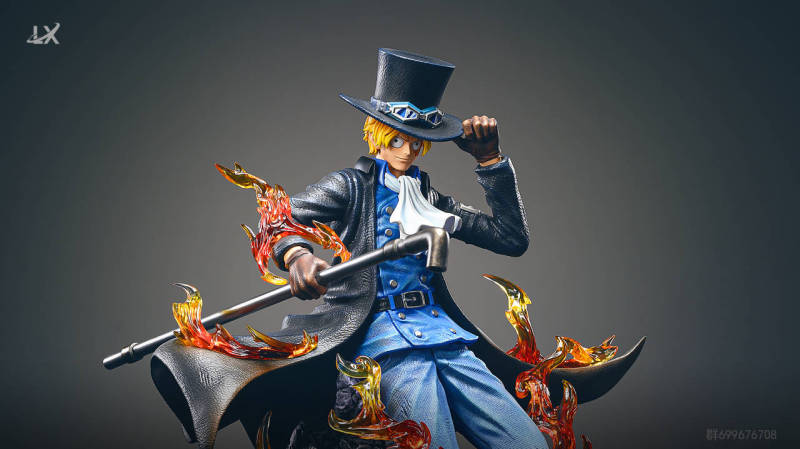 【In Stock】LX Studio ONE PIECE かく めい ぐん Sabo Resin Statue