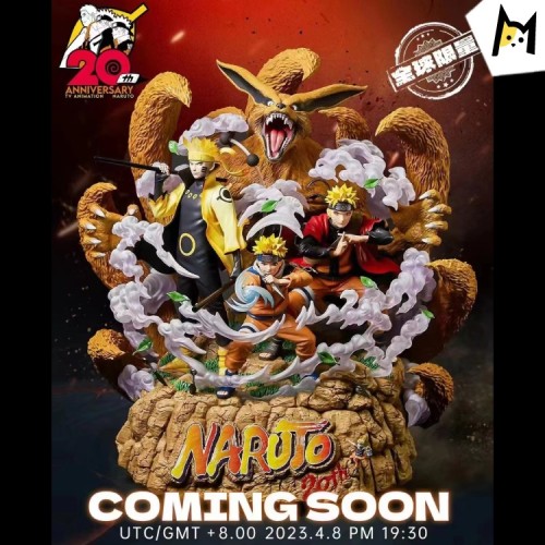 【In Stock】Douaiman & KAIYODO Naruto:Shippūden 20th Anniversary Limited Uzumaki Naruto Growth 1/6 Resin Statue
