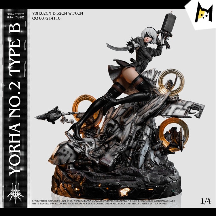【In Stock】MF studio NieR:Automata YoRHa No.2 Type B 1/4 Scale Resin Statue