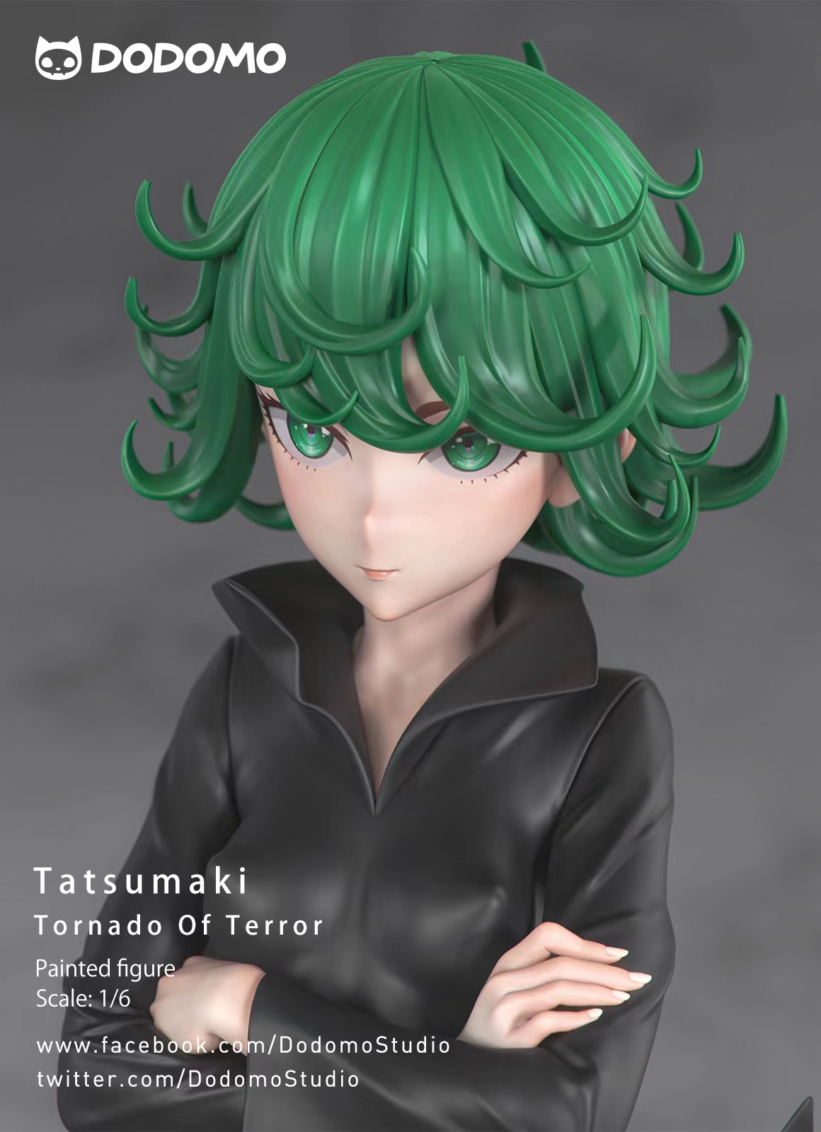 Pre order】Dodomo Studio ONE PUNCH-MAN Tatsumaki R18 1/6 Resin Statue