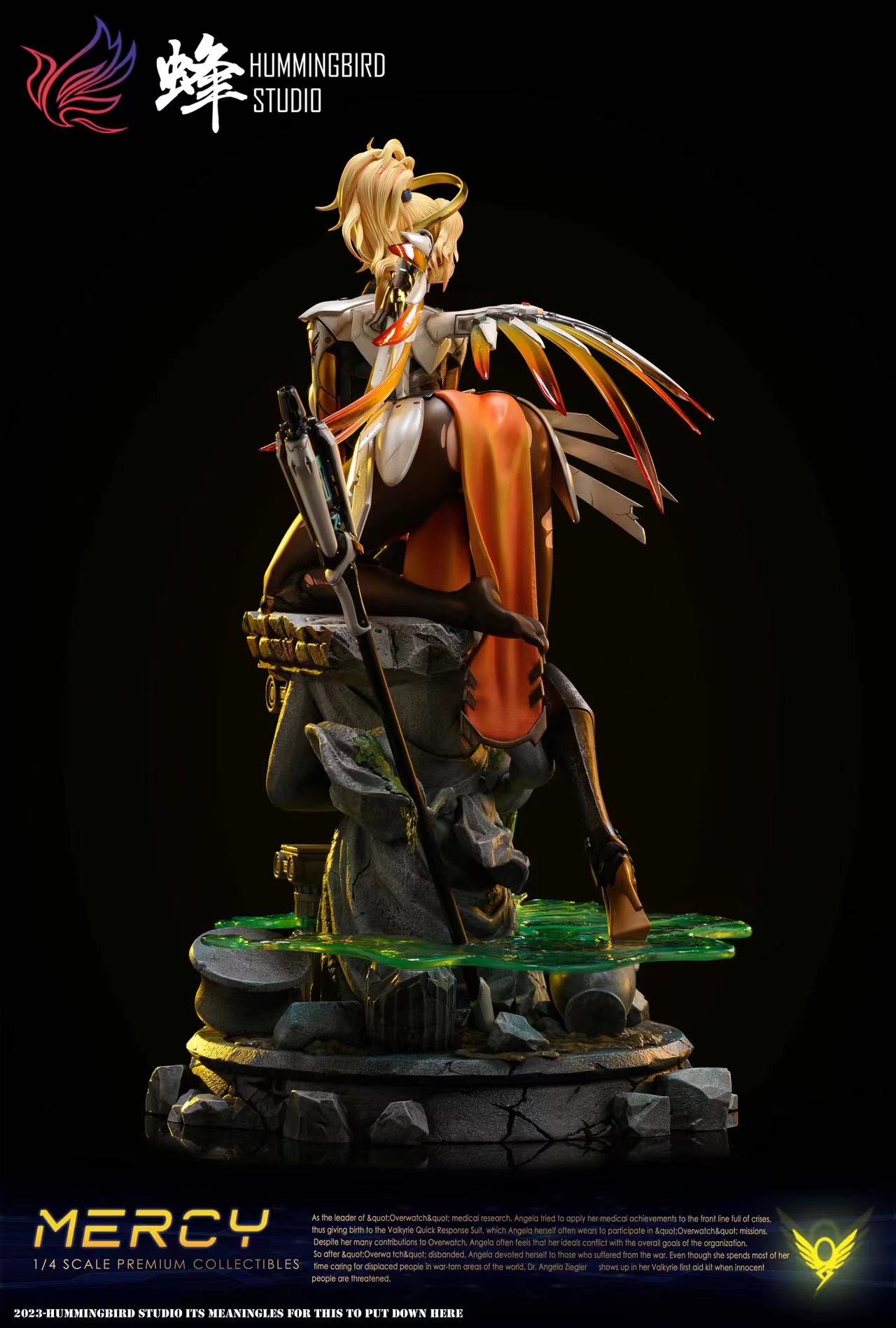 柑*菜様 HUMMINGBIRD STUDIO 1/4 Mercy マーシー In Stock】Hummingbird Studio Overwatch Angela Ziegler Resin Statue