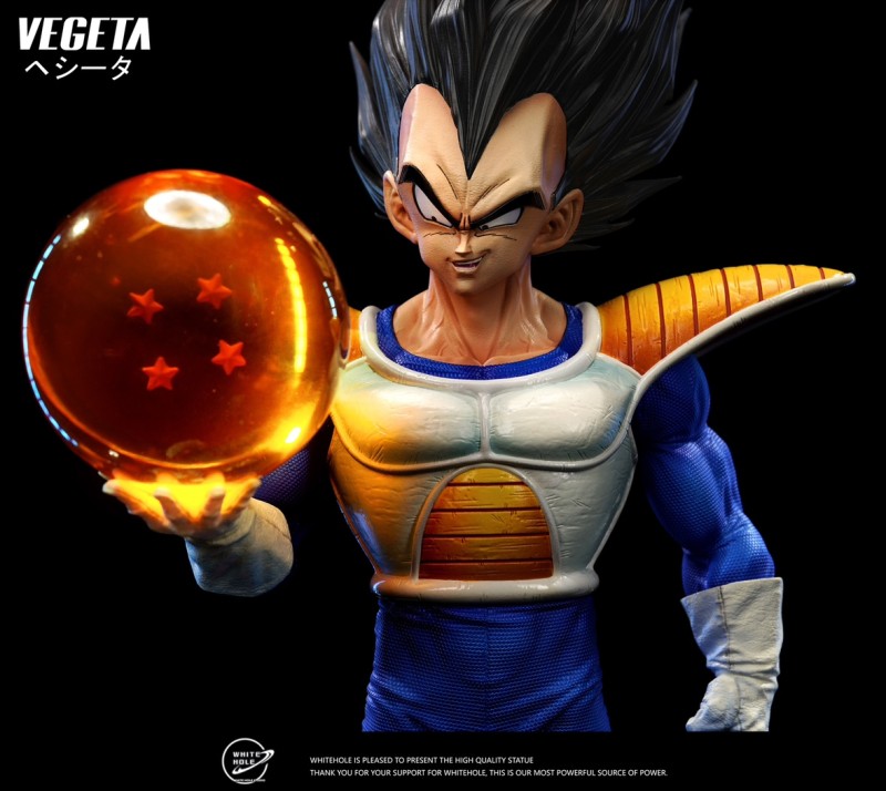 【In Stock】White Hole Studio Dragon Ball Shoulder Armor Combat Suit Vegeta Resin Statue
