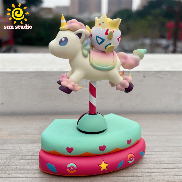 【In Stock】Sun Stuido Pokemon merry-go-round Togepi PU Statue