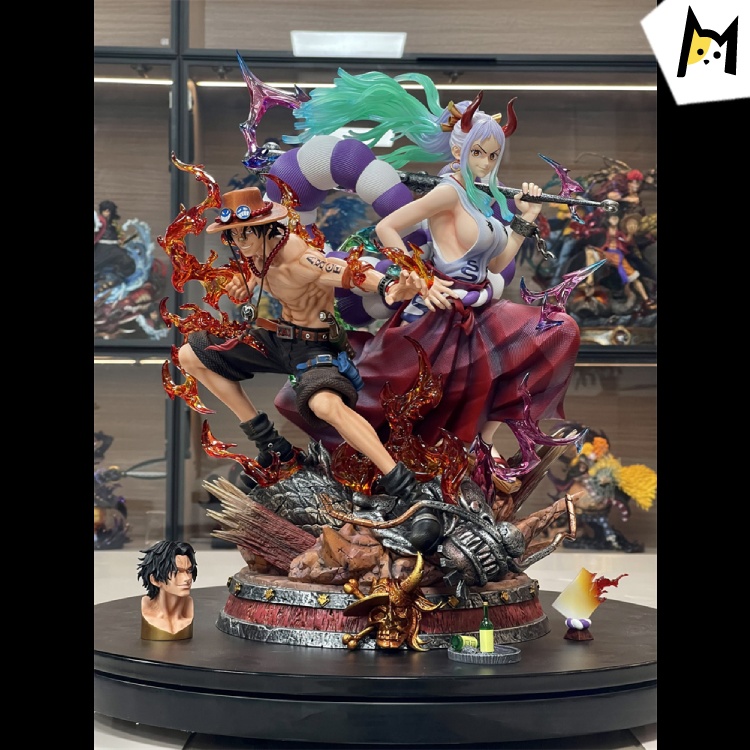 In Stock】LX-Studio One Piece Ace Yamato Resin Statue