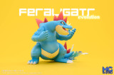 【Pre order】MG Studio Pokemon Totodile Evolutionary group 1/20 Resin Statue