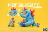 【Pre order】MG Studio Pokemon Totodile Evolutionary group 1/20 Resin Statue