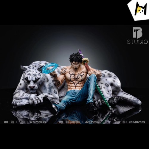 【In Stock】BT Studio One Piece Sitting posture Trafalgar D. Water Law Resin Statue