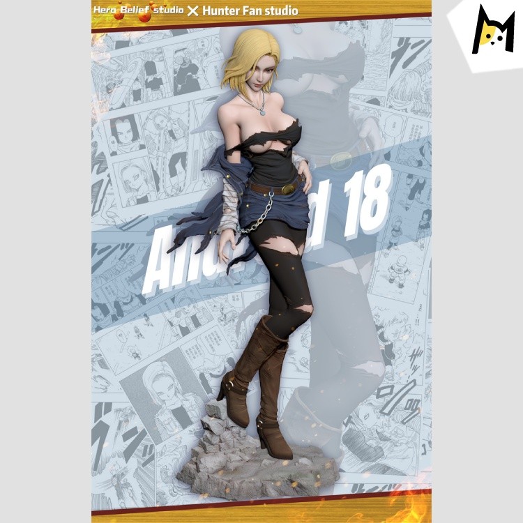 【In Stock】Hero Belief Studio Dragon Ball Android 18 R18 Resin Statue