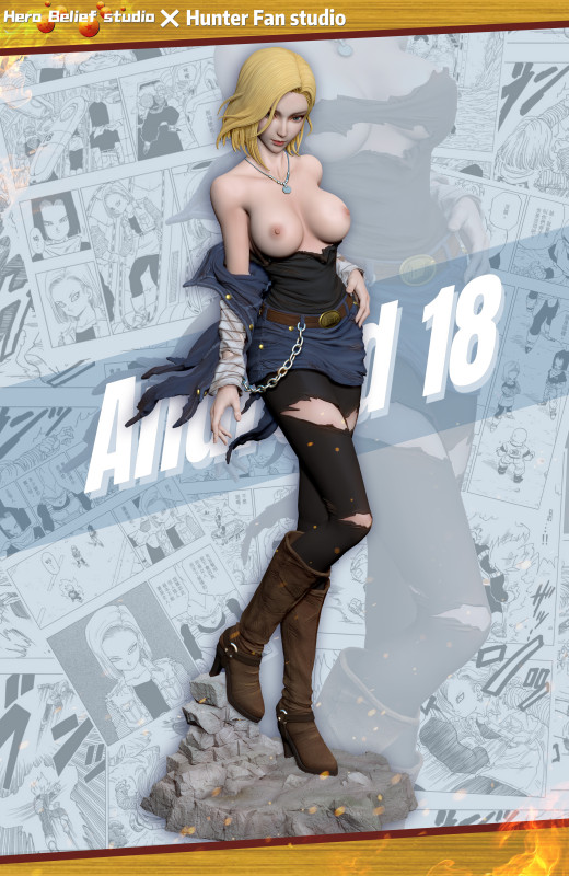 【In Stock】Hero Belief Studio Dragon Ball Android 18 R18 Resin Statue