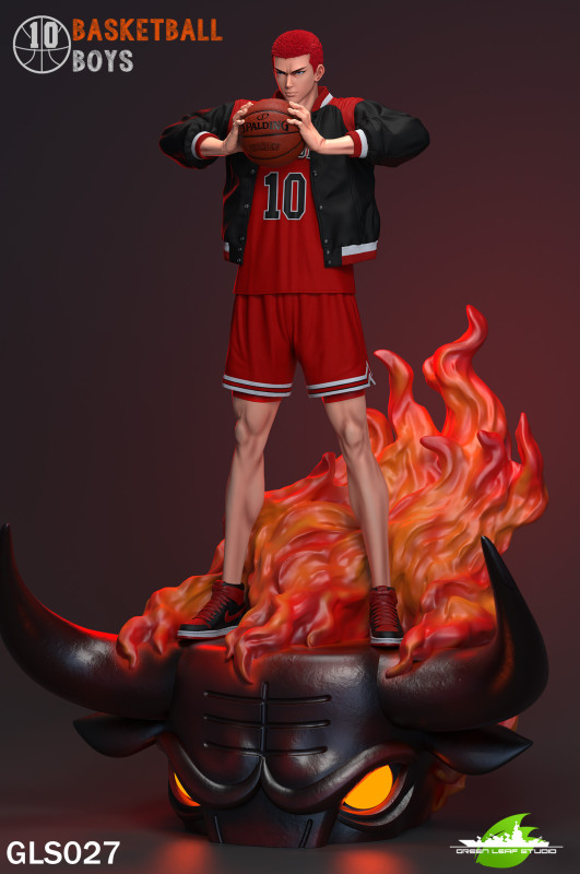 【Pre order】GreenLeaf Studio SLAM DUNK Sakuragi Hanamichi 1/4 Resin Statue