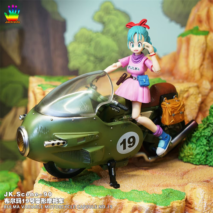 In Stock】JacksDo Studio Dragon Ball Bulma Variable Motorcycle