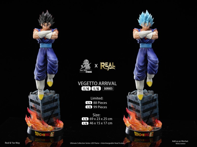 【In Stock】REAL x 美伢YavMay Dragon Ball Super Vegetto Anniversary Statue