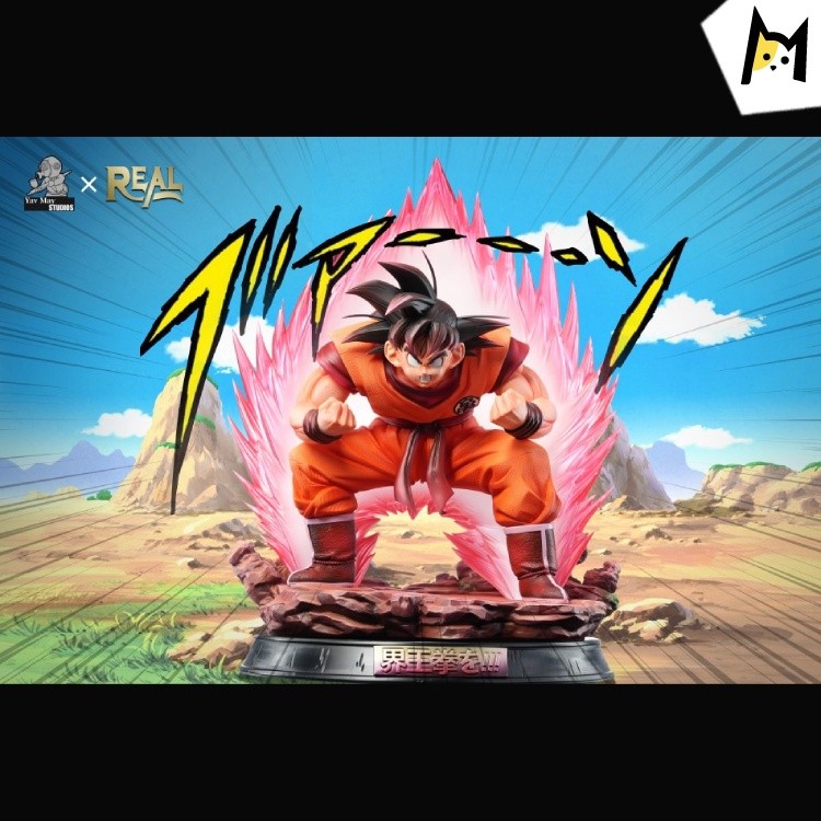 【In Stock】Yav May x REAL Dragon Ball kaiouken Son Goku Resin Statue