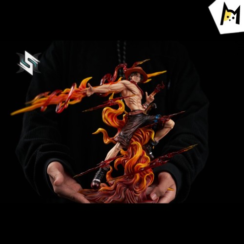 【In Stock】HS Studio One Piece Portgas·D· Ace 1/6 Resin Statue