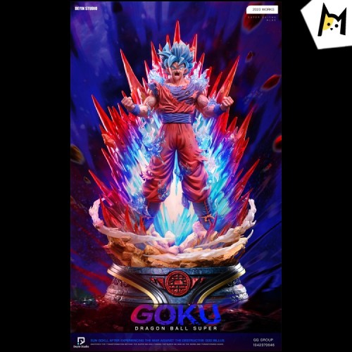 【In Stock】Deyin Studio Dragon Ball kaiouken Son Goku Anniversary Edition Resin Statue