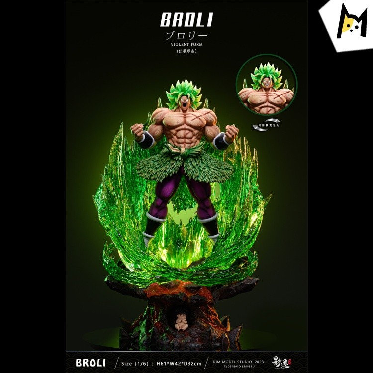 【In Stock】DIM Model Studio Dragon Ball Rage Broli Resin Statue