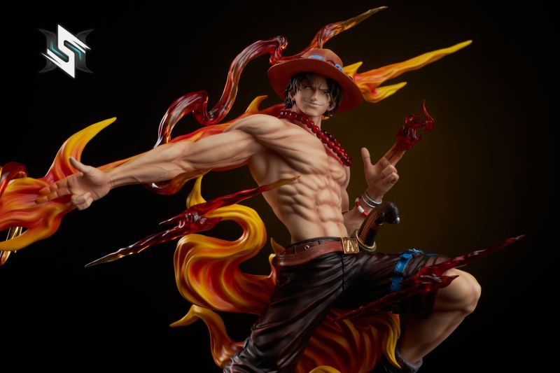 【In Stock】HS Studio One Piece Portgas·D· Ace 1/6 Resin Statue