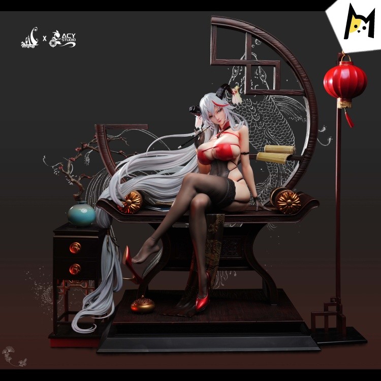 【In Stock】Xpic Studio X Acy Studio XP-02 Azur Lane KMS Ägir 1/4 Resin Statue