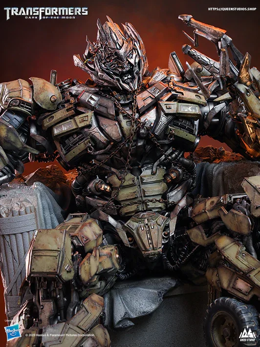 【Pre order】Queen Studio Transformers Megatron On Throne Resin Statue (Copyright)