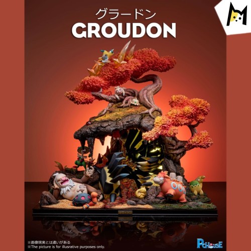 【In Stock】PC House Pokemon original Groudon Resin Statue