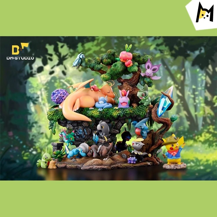 【Pre order】DM-STUDIO Pokemon Dragonite Dragon Ecology Resin Statue