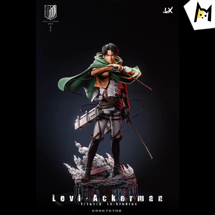 【In Stock】LX Studio Attack on Titan Levi·Ackerman Resin Statue