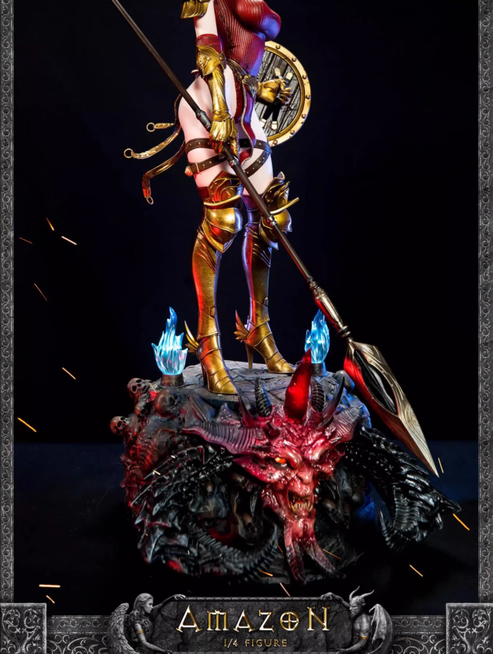 Statue Diablo Amazon 1/4 - Dtalon Studio - Figurine Résine Occasion