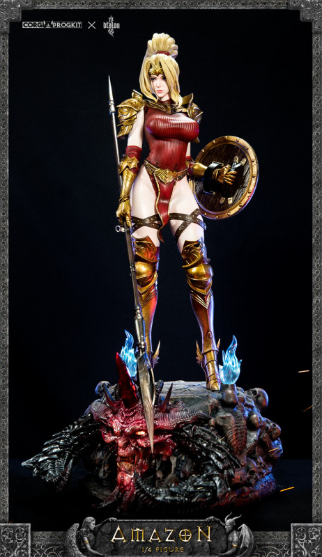 【In Stock】CorgiProGKit x Dtalon Studio Diablo Amazon 1/4 Resin Statue
