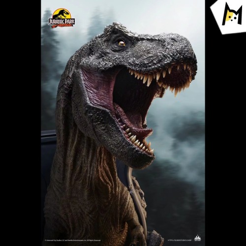 【Pre order】Queen Studios Jurassic Park Tyrannosaurus Rex 1/3 Resin bust (Copyright)
