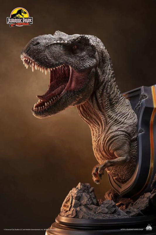 【Pre order】Queen Studios Jurassic Park Tyrannosaurus Rex 1/3 Resin bust (Copyright)