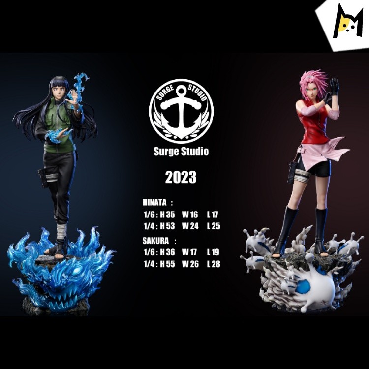 【In Stock】Surge studio Naruto 1/6 & 1/4 Sakura & Hinata Resin Statue
