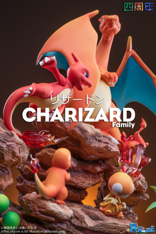 【Pre order】PC House Pokemon Charizard Family