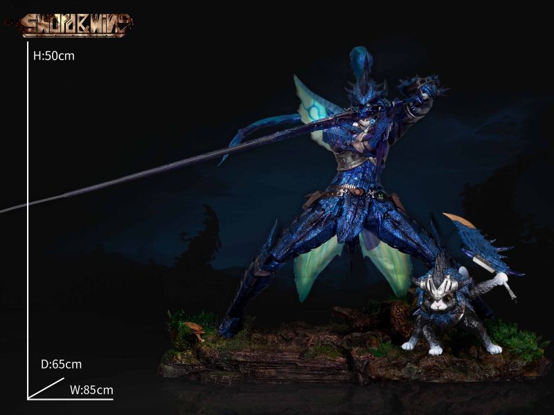 【Pre order】Sword&Wing Studio Male Fire Dragon&Azure Rathalos