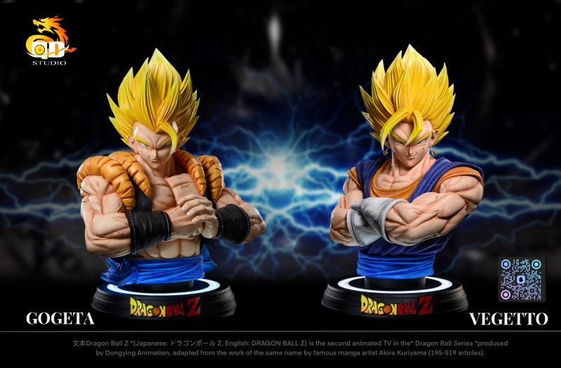 【Pre order】QD Studio Gogeta&Vegetto 1/1 Bust with LED