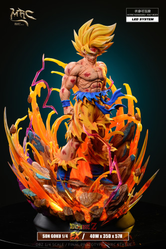 【Pre order】MRC Studio SSJ 1/4 Goku With LED