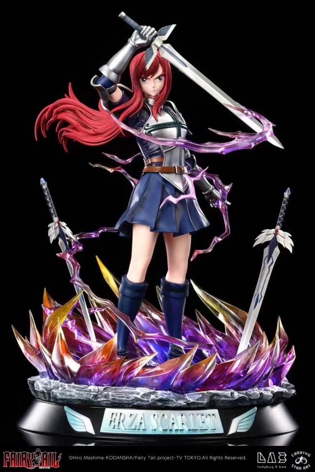 【Pre order】Caruing Star Art Erza Scarlet Copyright Statue