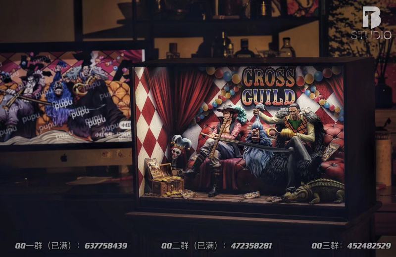 【In Stock】BT Studio Cross Guild Mihawk&Crocodile&Buggy