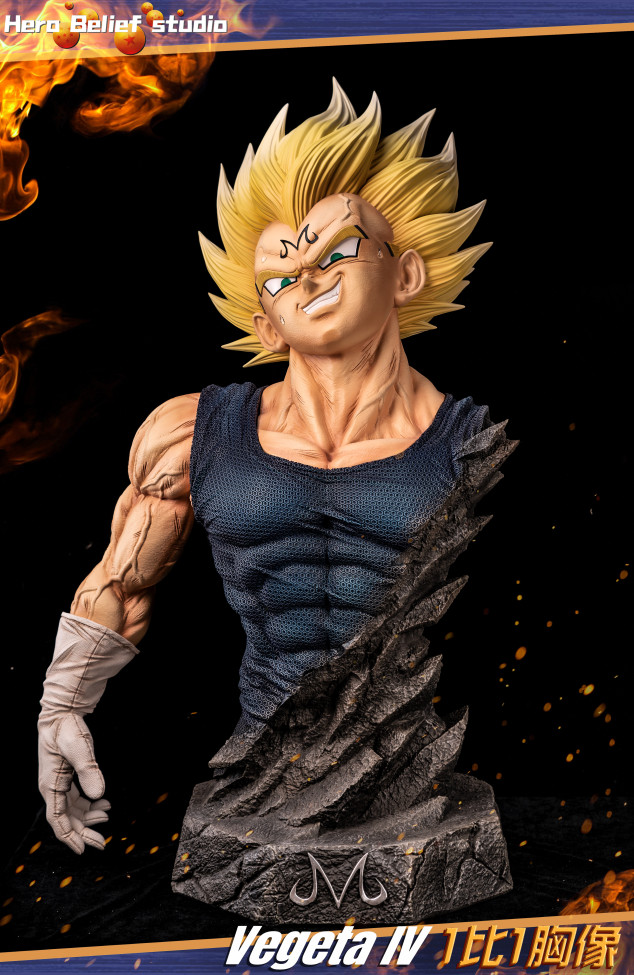 【In Stock】Hunter Fan Studio 1/1 Maji Vegeta bust