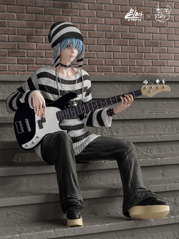 【In Stock】Black Studio x Niuzi Studio 1/6 Okazaki Shinichi