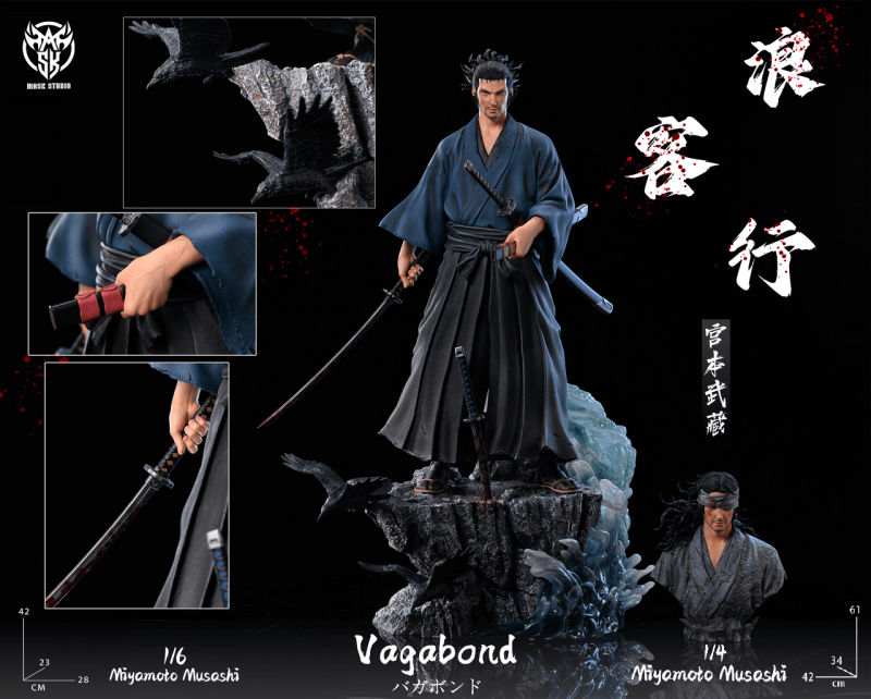【Pre order】Mask Studio 1/6 & 1/4 Vagabond - Musashi Miyamoto