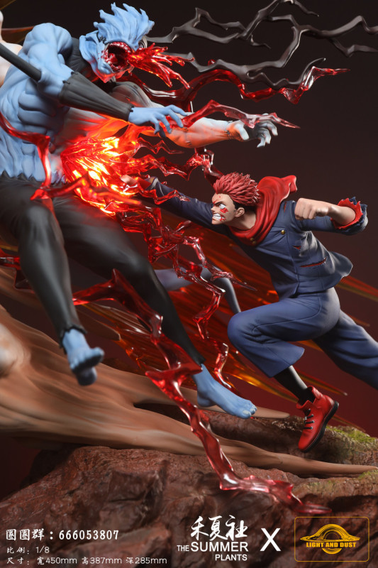 【Pre order】Light and Dust Studio 1/8 Jujutsu Kaisen Itadori Yuji VS Mahito with LED