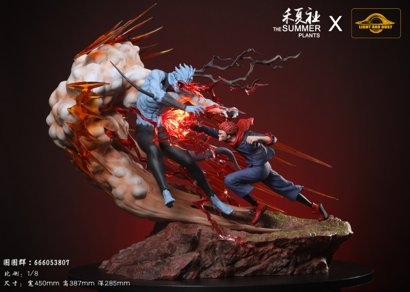 【Pre order】Light and Dust Studio 1/8 Jujutsu Kaisen Itadori Yuji VS Mahito with LED