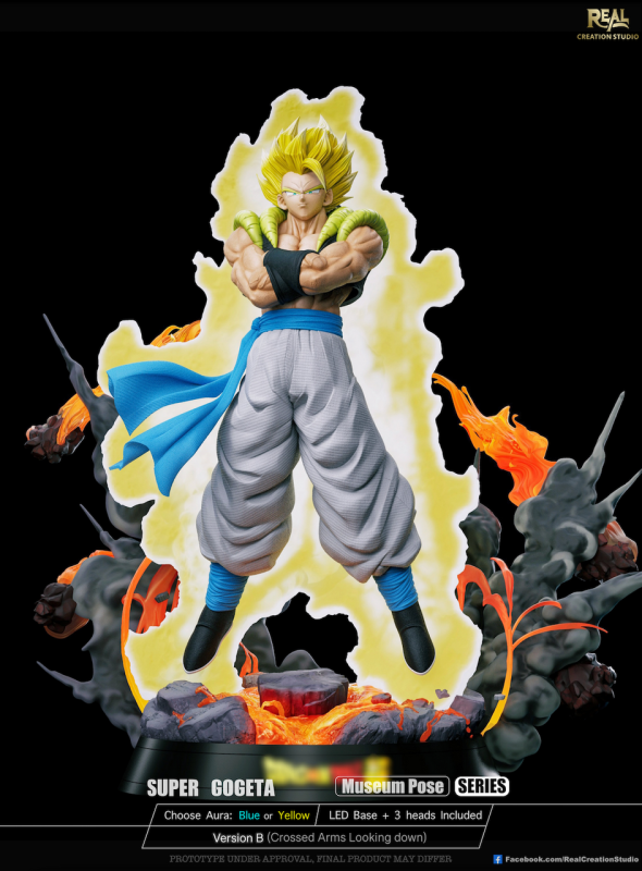 【Pre order】Real Creation 1/6 & 1/4 Super Gogeta with LED