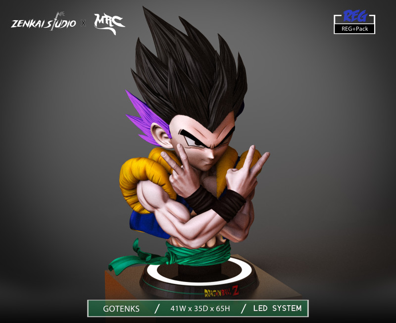 【Pre order】ZENKAI x MRC Studio 1/1 Gotenks bust