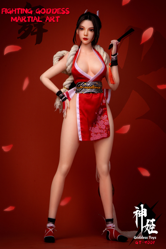 【Pre order】Goddess Toys 1/3 Silicone hair transplant action figure Mai Shiranui