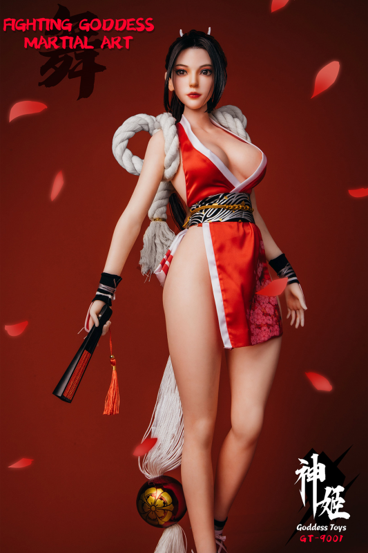 【Pre order】Goddess Toys 1/3 Silicone hair transplant action figure Mai Shiranui